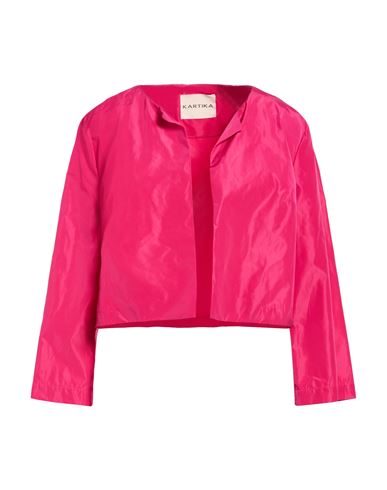 Kartika Woman Jacket Magenta Size 12 Polyester In Purple