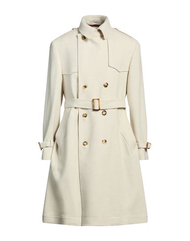 Brunello Cucinelli Man Coat Beige Size 42 Wool, Silk, Cashmere, Cotton In Neutral