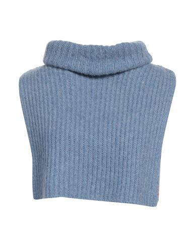 Max & Co . Woman Scarf Light Blue Size - Wool, Cashmere, Polyamide