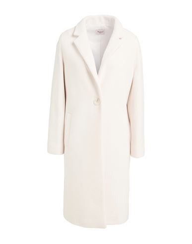 Mariuccia Woman Coat Ivory Size 8 Polyester