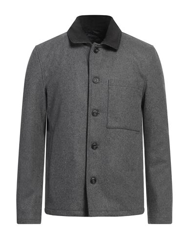 Messagerie Patrizio Piscaglia Man Coat Grey Size M Wool, Nylon, Cashmere