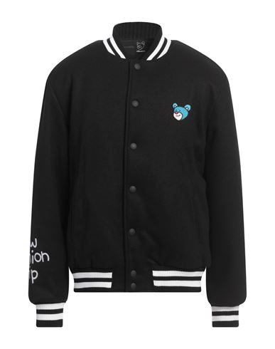 Inbetweeners Man Jacket Black Size Xl Polyester, Acrylic, Wool In Multi