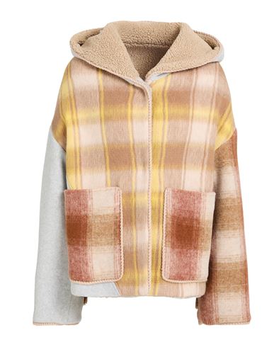 Ava Adore Woman Jacket Sand Size 4 Polyester, Acrylic, Virgin Wool