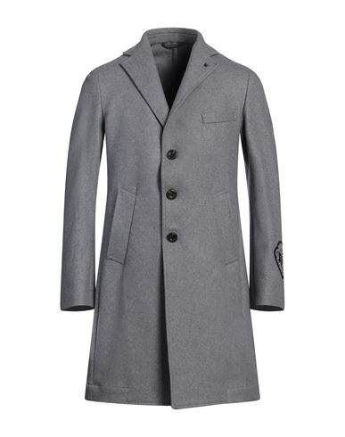 Messagerie Man Coat Grey Size 44 Wool, Polyamide, Cashmere