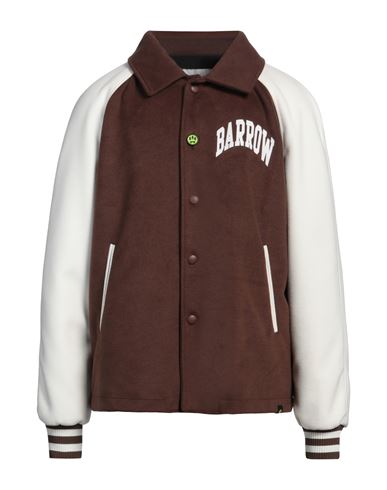 Barrow Man Jacket Brown Size L Polyester, Viscose, Acrylic In Brown
