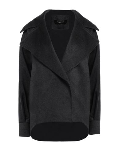 Federica Tosi Woman Coat Grey Size 6 Wool, Cashmere