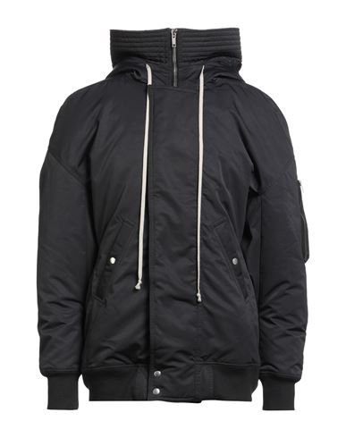 Rick Owens Drkshdw Drkshdw By Rick Owens Man Jacket Black Size S Polyamide, Cotton In Black
