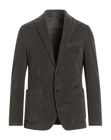 Messagerie Patrizio Piscaglia Man Blazer Military Green Size 42 Cotton, Elastane