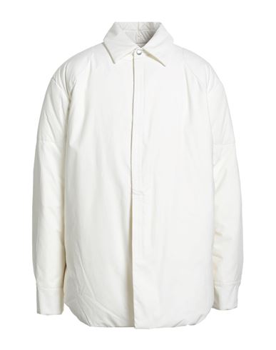 Jil Sander Man Jacket Ivory Size 40 Cotton In White