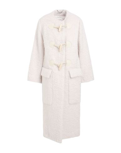 Dorothee Schumacher Woman Coat Light Grey Size 3 Mohair Wool, Wool, Polyamide