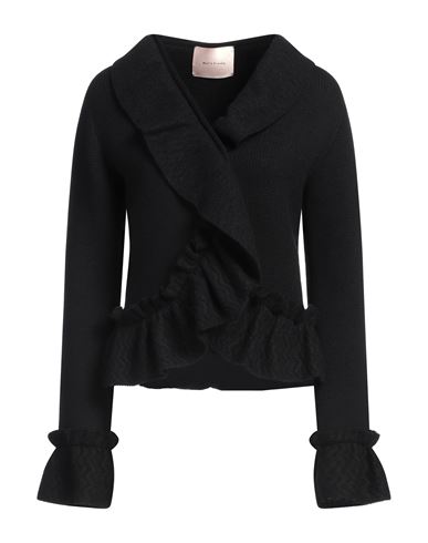 Malin Franke Woman Jacket Black Size 6 Wool
