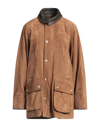Nili Lotan Woman Jacket Camel Size M Calfskin