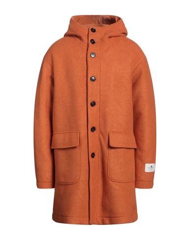 Peuterey Wool Man Coat Orange Size M Wool, Polyester, Polyurethane