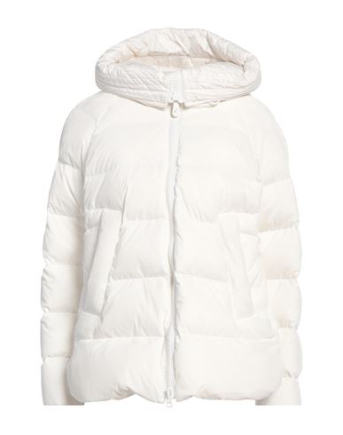 Peuterey Woman Puffer White Size 14 Viscose, Polyamide