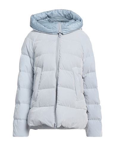 Peuterey Woman Puffer Sky Blue Size 12 Viscose, Polyamide