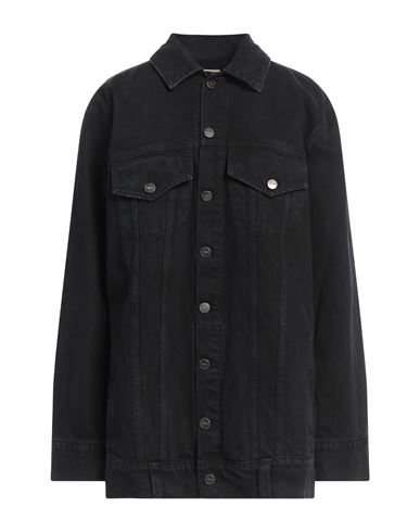 Khaite Woman Denim Outerwear Black Size L Cotton