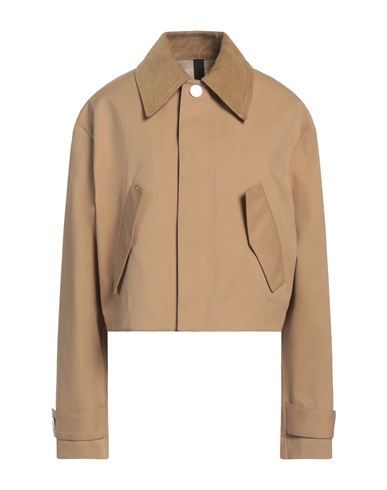 Ami Alexandre Mattiussi Woman Jacket Camel Size M Cotton