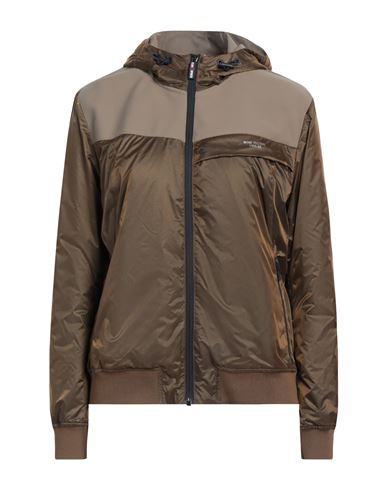 Club Des Sports Woman Jacket Khaki Size Xxl Polyamide, Elastic Fibres