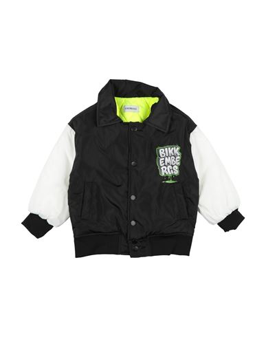 BIKKEMBERGS BIKKEMBERGS TODDLER BOY JACKET BLACK SIZE 5 POLYAMIDE 