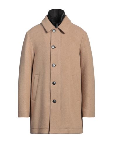 Peuterey Man Coat Beige Size Xl Wool, Polyester, Polyurethane