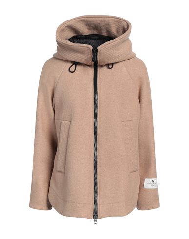 Peuterey Wool Woman Coat Beige Size 14 Wool, Polyester, Polyurethane, Viscose, Polyamide