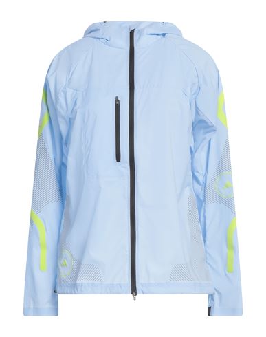 Adidas By Stella Mccartney Woman Jacket Sky Blue Size M Polyamide