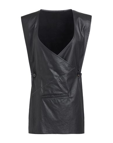 10sei0otto Woman Jacket Black Size M Leather