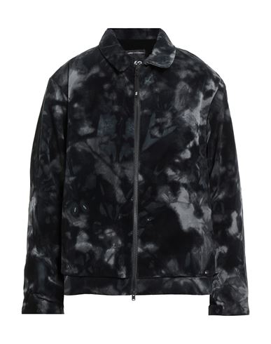 Y-3 Black And White Camouflage Jacket Duvets And Padded Items Black
