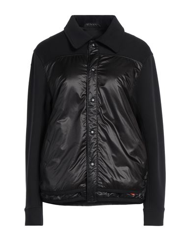 Y-3 Adidas By Yohji Yamamoto Woman Jacket Black Size L Cotton, Recycled Polyester, Elastane, Recycled Po