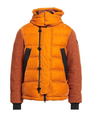 Peuterey Man Puffer Orange Size M Viscose, Polyamide, Polyester, Virgin Wool