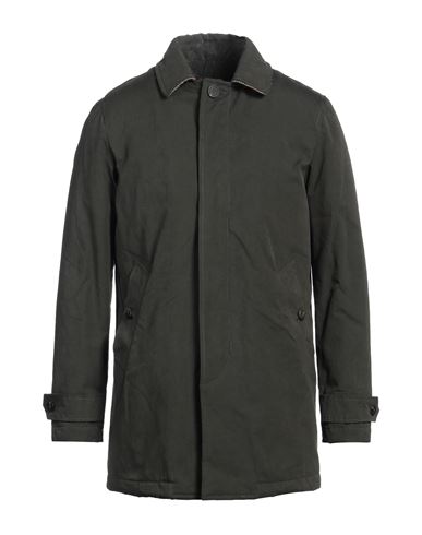 Camplin Man Coat Dark Green Size 46 Cotton, Polyester, Nylon, Virgin Wool