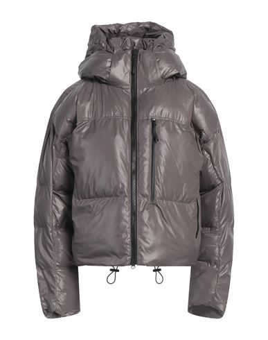 Adidas By Stella Mccartney Woman Puffer Charcoal Size M Recycled Polyamide