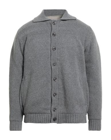 Daniele Fiesoli Lab Man Jacket Grey Size L Merino Wool, Cashmere