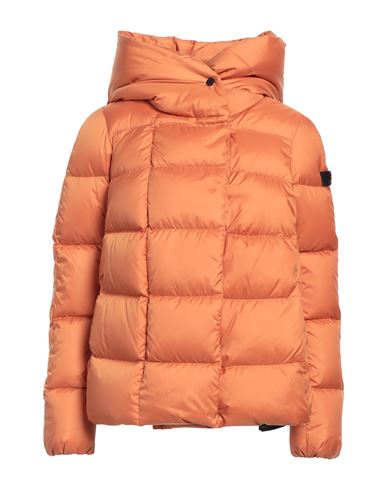 Peuterey Woman Puffer Orange Size 10 Polyester