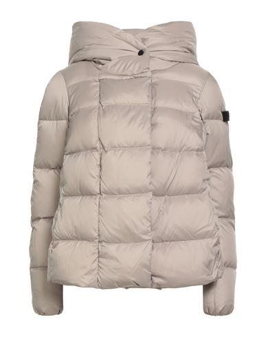 Peuterey Woman Puffer Beige Size 12 Polyester In Gray