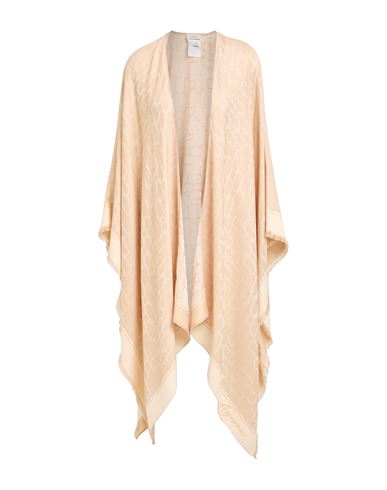 Agnona Woman Cape Sand Size Onesize Cashmere, Silk, Wool, Cotton