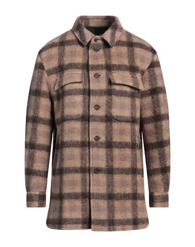 Hevo Hevò Man Coat Beige Size 40 Wool, Polyester