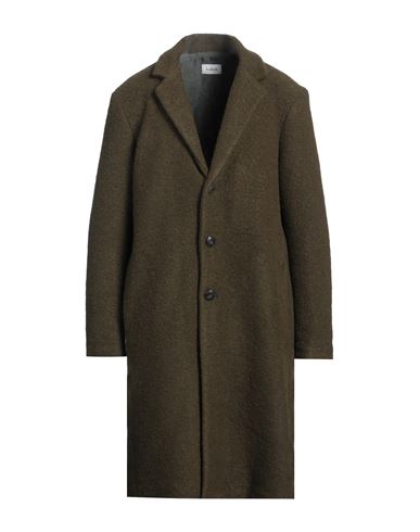 Amish Man Coat Military Green Size L Wool, Polyester