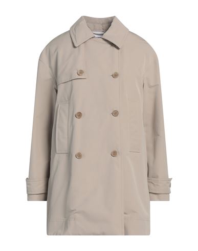 Aspesi Woman Coat Sand Size Xs Cotton, Polyester In Beige