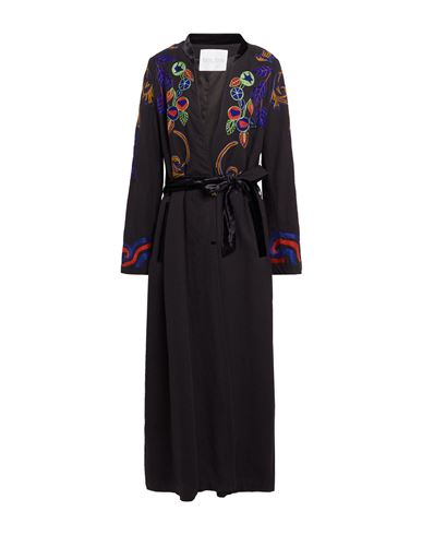 Forte Forte Forte_forte Woman Overcoat & Trench Coat Black Size 1 Cotton, Wool, Viscose, Polyester, Acrylic