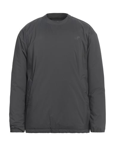 NEW BALANCE NEW BALANCE MAN JACKET CHARCOAL SIZE XS RECYCLED NYLON 