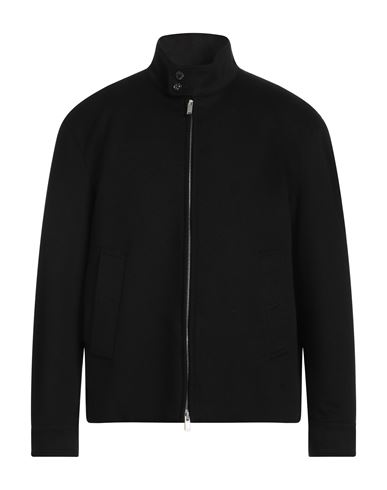 Lardini Man Jacket Black Size 40 Wool In Black