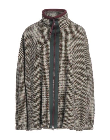 ALYSI ALYSI WOMAN JACKET LIGHT GREEN SIZE 6 VIRGIN WOOL, POLYESTER, POLYAMIDE, SILK 
