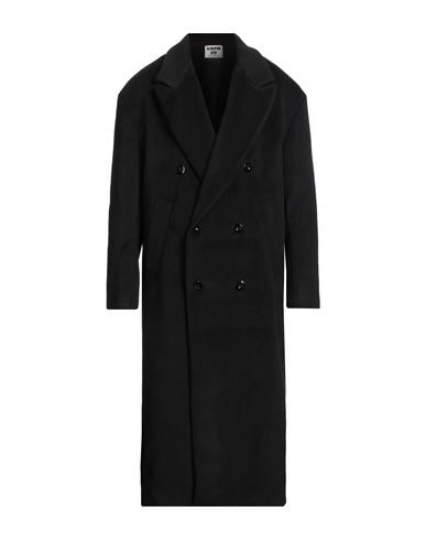 A Paper Kid Man Coat Black Size 38 Polyester, Viscose In Black