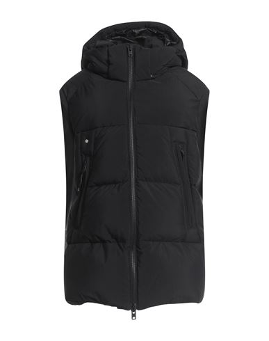 Y-3 Woman Vest Black Size L Recycled Polyamide In Blue