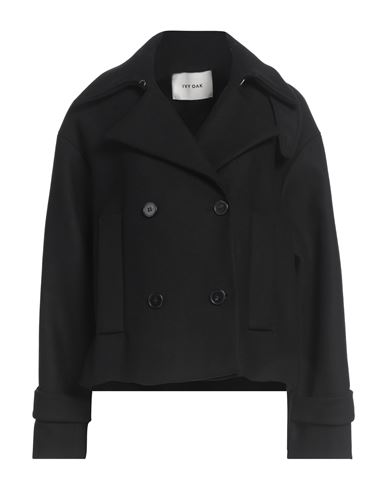 Shop Ivy & Oak Ivy Oak Woman Coat Black Size S Wool, Polyamide, Cashmere
