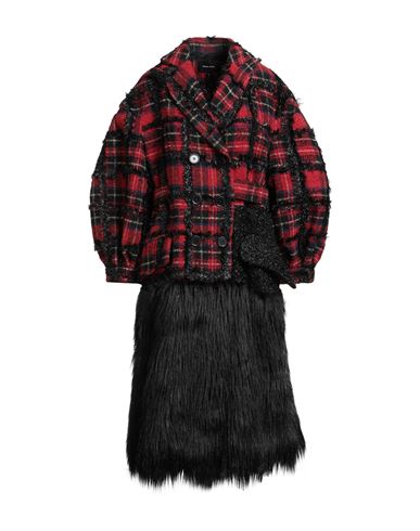 Simone Rocha Woman Coat Red Size 8 Synthetic Fibers, Acrylic, Wool, Alpaca Wool