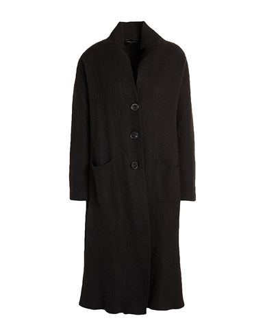 Roberto Collina Woman Coat Black Size S Merino Wool, Cashmere, Nylon