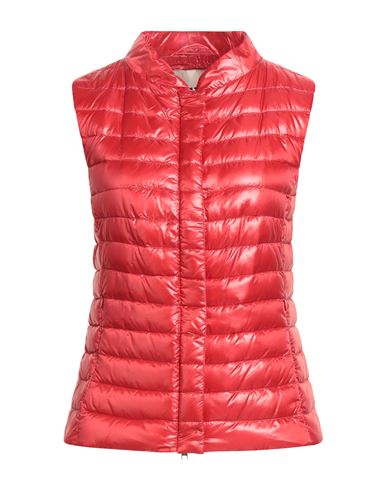 Herno Iconico Woman Vest Red Size 12 Polyamide In Red