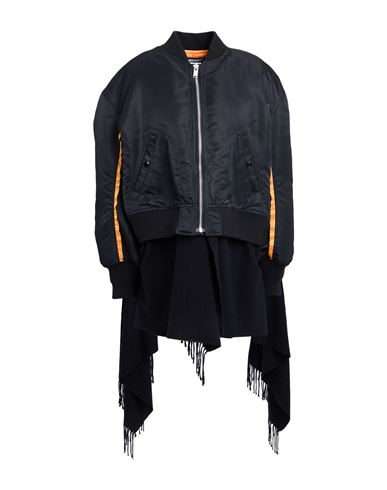 Undercover Woman Jacket Black Size 3 Nylon, Wool, Acrylic